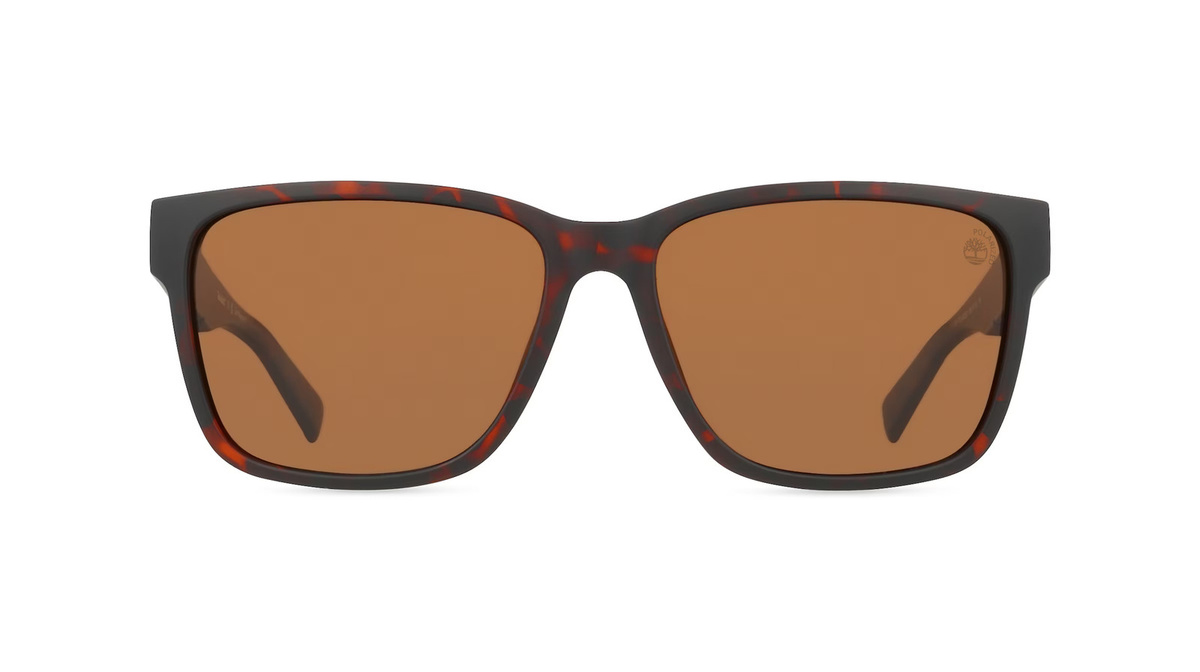 Timberland TB9335-H Sonnenbrille, Vollrand, Quadratisch, Acetat, Unisex, braun - Bild 1