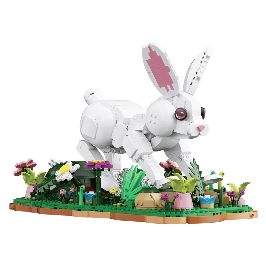 AMAZINGBLOKS Weißer Hase, Baukasten, 1232 Teile - Bild 6