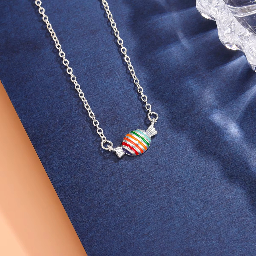 Halskette 925 Silber, Regenbogen, Damen - Bild 3