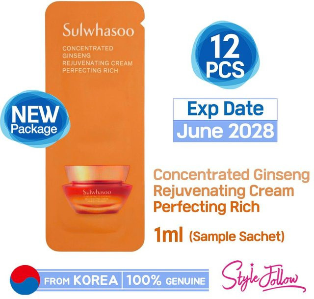 Sulwhasoo Ginseng Revitalisierende Creme, 12 x 1 ml, Unisex - Bild 1