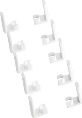 Hager ZAY45072 Schnapper aus Kunststoff zur werkzeuglosen Entnahme der Tür an Schränken und Säulen in Weiß - Bild 1