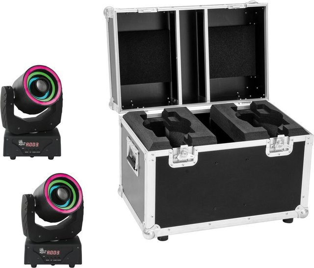 EUROLITE Set LED TMH-41 Hypno Moving-Head Spot mit Case, Schwarz - Bild 1