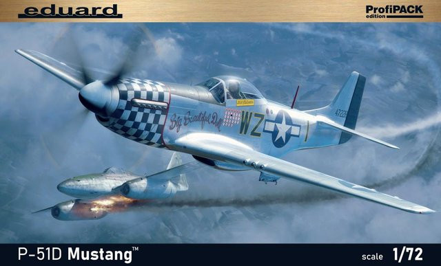 Eduard P-51D Mustang Profipack, Fahrzeug, 1:72, Silber - Bild 1