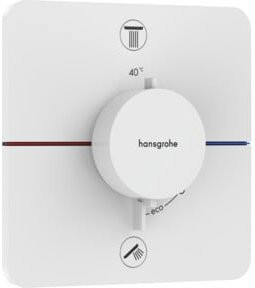 Hansgrohe Thermostat ShowerSelect Comfort Q UP Duschset in Mattweiß - Bild 1