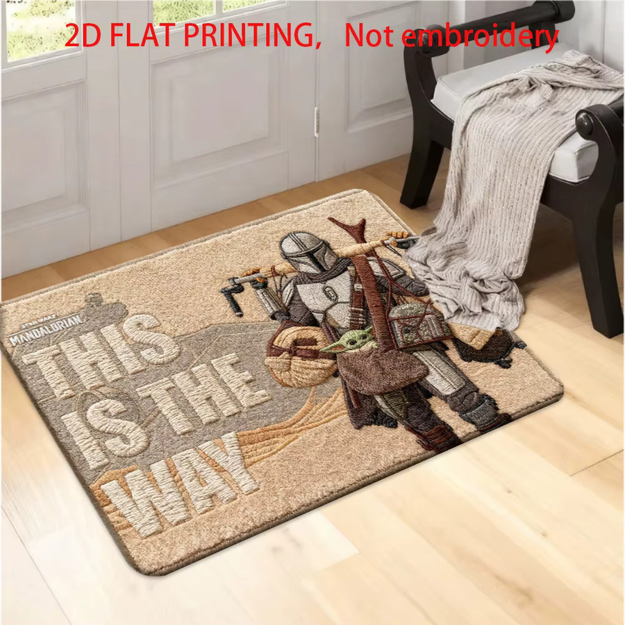 Beast Kingdom Star Wars The Mandalorian Fußmatte aus Polyester mit 2D-Flachdruck in Multicolour - Bild 4