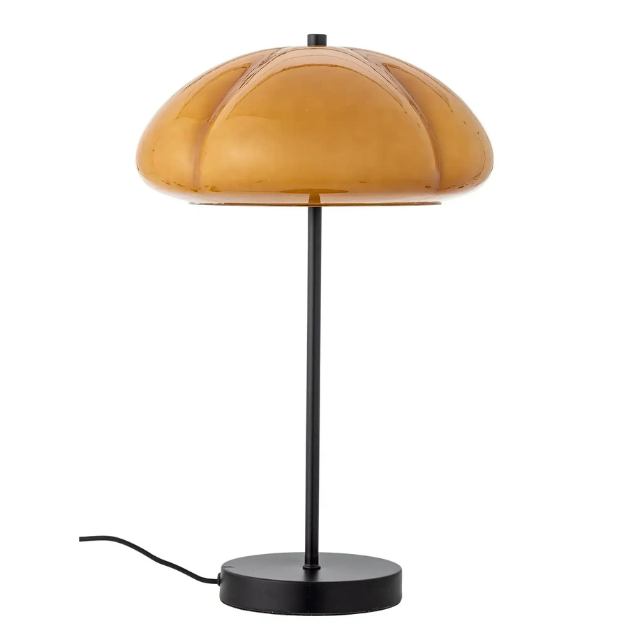 Bloomingville Tischlampe Kinoko aus Metall in Gelb, Höhe: 30 cm - Bild 1