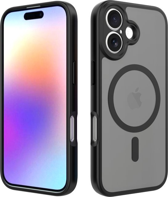NYFundas Kameraobjektivschutz mit MagSafe für iPhone 17 Pro Max, Air, 16 Plus, 15, 14, 13 in Schwarz - Bild 1