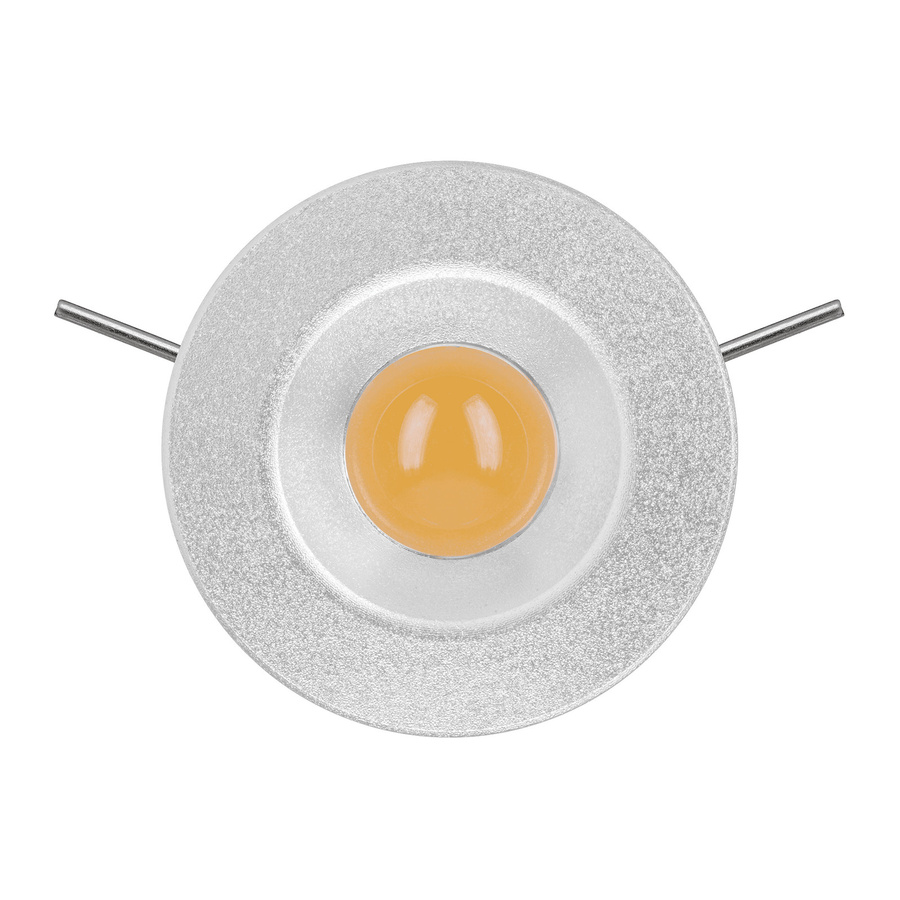 Luxvenum Dimmbarer LED Mini Einbau-Spot IP65 12V DC 1,2W - Bild 1