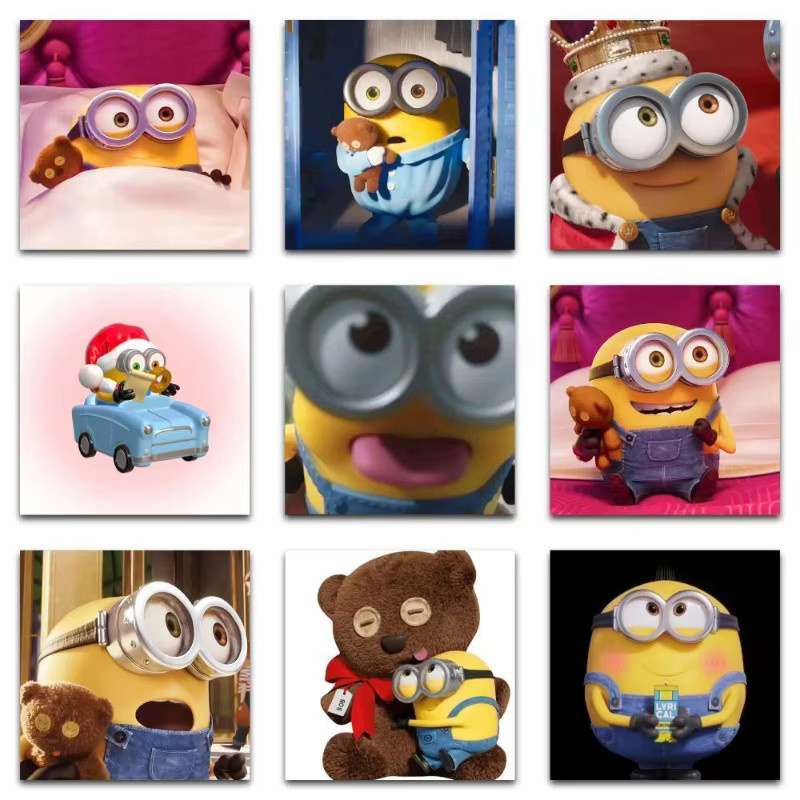 Minions Dave Bob Tim Aufkleber, multicolor - Bild 4