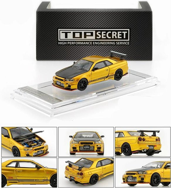 Bmc Top Secret Gtr34 Gtr35, Automodell, 1:64, Metall, ab 14 Jahren - Bild 1
