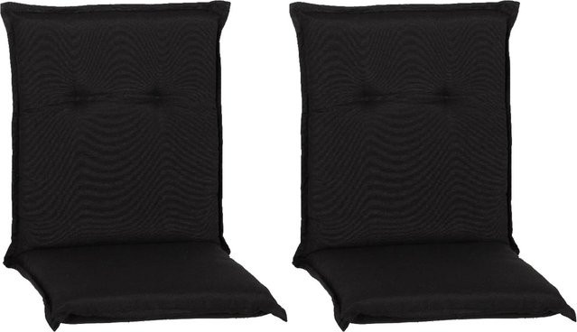 Beo Sitzauflage Turin 2er-Set Anthrazit Grau B/T/H: 98 x 46 x 8 cm - Bild 1
