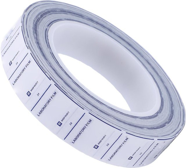 TOMTOP JMS Laborfolie aus Kunststoff, halbtransparent, Weiß, Breite: 2,5 cm, Länge: 38 m - Bild 1
