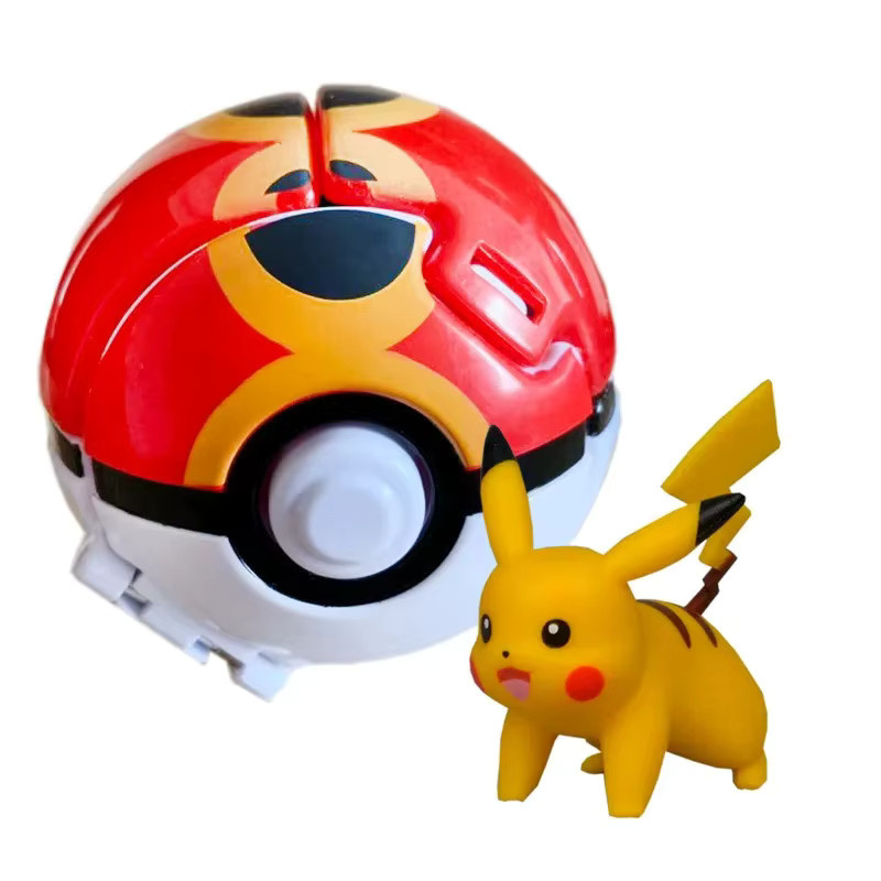 DUODUOBAO Pokémon Pikachu Mewtwo Action Figur, Explode Ball Modell, Bunt / Mehrfarbig - Bild 2