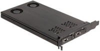 Delock PCI Express x16 Wechselrahmen für 2 x M.2 NVMe SSD in Schwarz - Bild 1