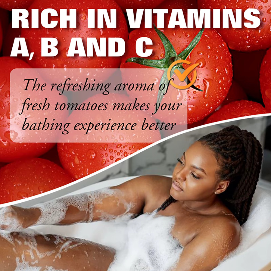 LKIAE Bio-Frucht-Tomaten-Bleaching-Seife, 200 g, Unisex - Bild 5