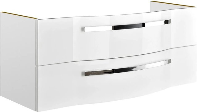 Pelipal Waschbeckenunterschrank Serie 4005 in Weiß Hochglanz mit einer Breite von 115 cm - Bild 1