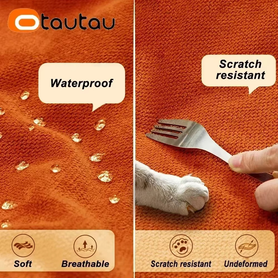 OTAUTAU Outdoor-Sitzsackbezug DD159 aus Chenille und Polyester, wasserabweisend, ohne Füllung - Bild 4