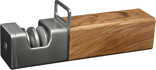 Seecode Premium Wet&Dry Messerschärfer aus Edelstahl mit Olivenholz in Braun - Bild 1