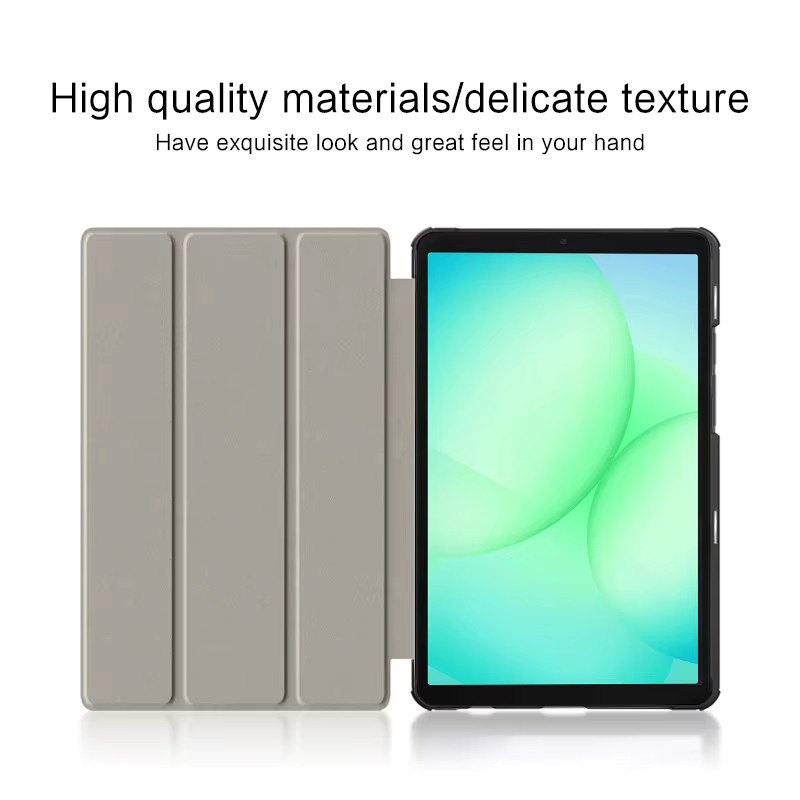 Samsung Galaxy Tab A11 8,7 Zoll 2025 SM-X133 SM-X135 Tablet Hülle mit Tri-Folding Stand Abdeckung in Schwarz - Bild 2