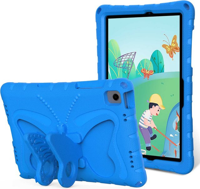 Robuste und stoßfeste Kinderhülle für Samsung Galaxy Tab A11+ Plus 11 Zoll 2025 (X230/235/236) und A9+ Plus 11 Zoll 2023 (X210/X216/X218) in Blau und Lila - Bild 1