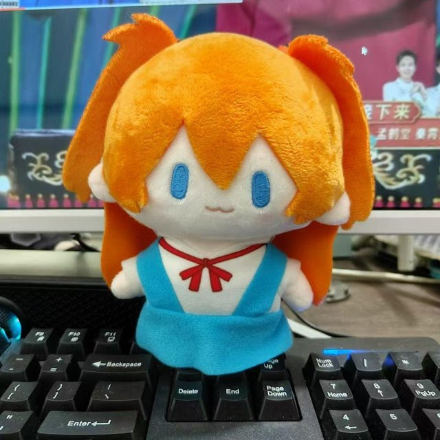 Yiran toy Evangelion Rei Ayanami Shinji Ikari Q Version, Plüschpuppe, Schultertasche, Hängendes Ornament, ab 14 Jahren - Bild 1