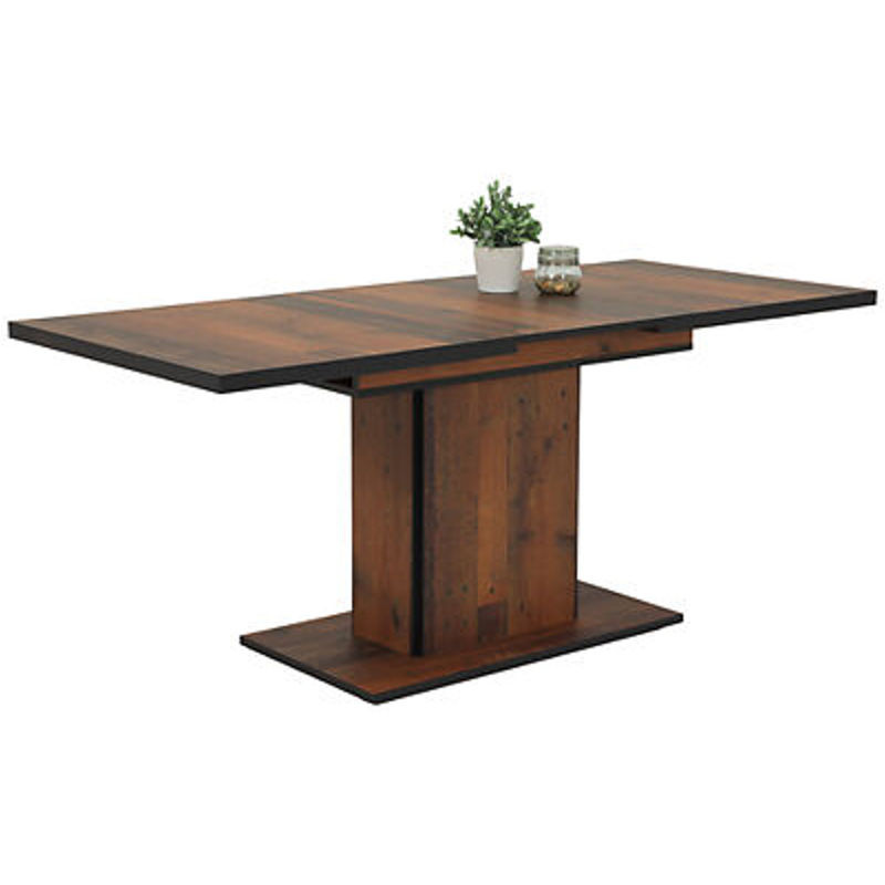 Esstisch Hela in Holzoptik Braun, ausziehbar, B/H/T: 120 x 76 x 80 cm - Bild 3