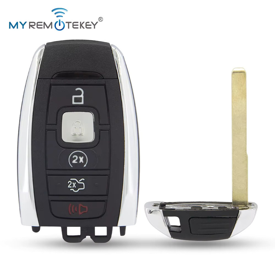 REMTEKEY Smart Key Gehäuse mit 5 Tasten für Lincoln Continental MKC MKX MKZ Navigator 2017-2021, Farbe: Schwarz, Teilenummer 164-R8154, FCC M3N-A2C940780 - Bild 2