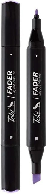Toki Marker Fader mit 66 Farben in Pastel Violet, permanente Marker mit Keilspitze - Bild 1