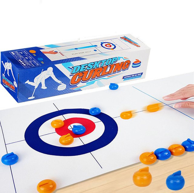 FoPcc Tabletop Curling Game, Brettspiel, Bunt / Mehrfarbig - Bild 1