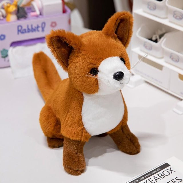Simulationsfuchs Plüschtier, orange, 26cm, ab 14 Jahren - Bild 1
