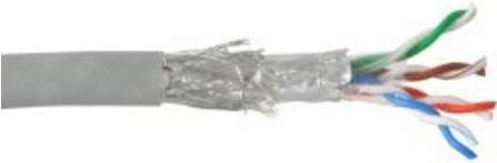 InLine Cat6e SF/UTP S-FTP Netzwerkkabel Ethernet LAN Beige 50 m - Bild 1