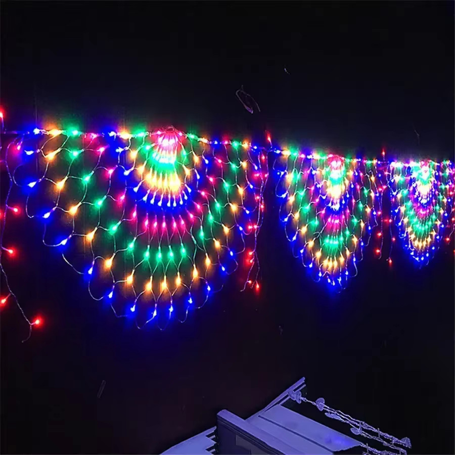 RGB LED Netzlicht 3m Multicolour für Outdoor und Innenbereich, ideal als Fenster- oder Vorhangbeleuchtung für Weihnachten und Neujahr - Bild 2