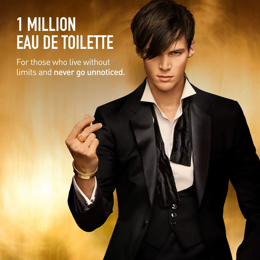 Rabanne 1 Million Eau de Toilette, Herren, Zitrisch, Zimt, Amber - Bild 3