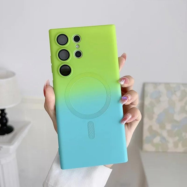 Stoßfeste Silikon Handyhülle mit Displayschutzfolie für Samsung Galaxy S26 S25 S24 S23 S22 S21 Ultra in Multicolour - Bild 1