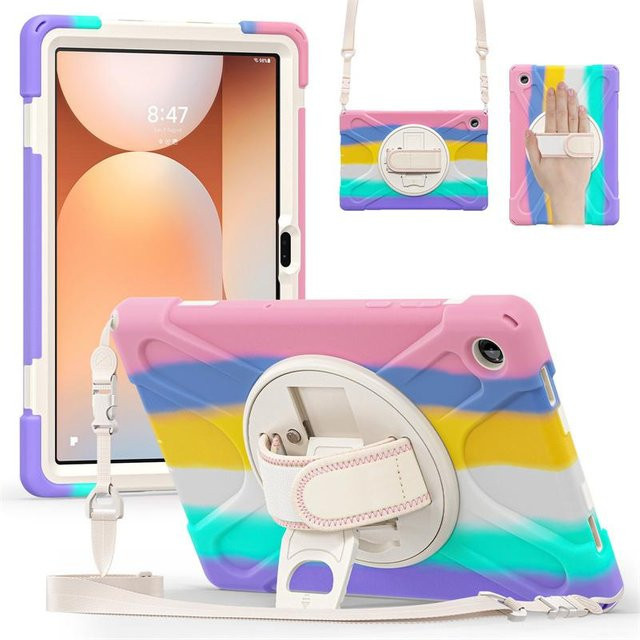 Schutzhülle mit Schultergurt für Samsung Galaxy Tab A11 Plus, A9 und A9 8.7 Zoll, Multicolour - Bild 1