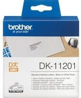 Brother DK-11201 Adressetiketten aus Papier, Weiß, Breite: 2,9 cm, Höhe: 9,0 cm, 400 Stück - Bild 2