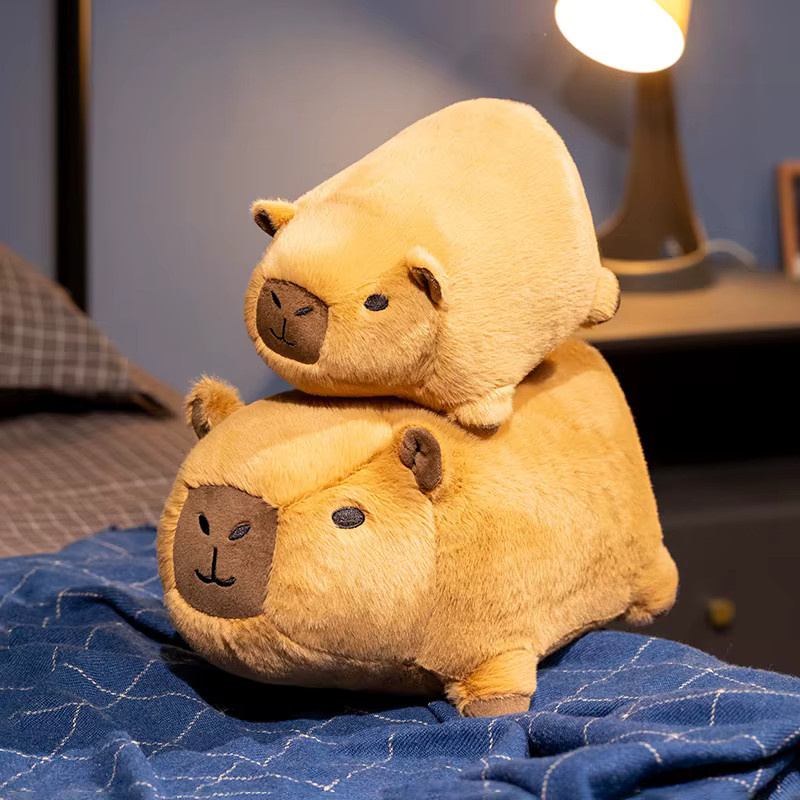 MIAOOWA Capybara-Plüschtier, 24/35 cm, braun - Bild 2