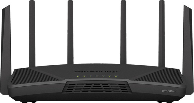 Synology RT6600AX Tri-Band Wi-Fi 6 WLAN Router in Schwarz - Bild 1