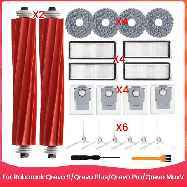 Roborock B64B Ersatzteile Zubehör-Set für Qrevo S, Qrevo Plus, Qrevo Pro und Qrevo MaxV in Grün - Bild 1