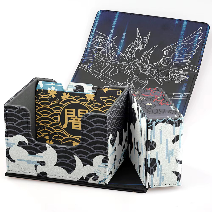 Bandai YuGiOh Sammelkarten-Deck-Hülle, Leder, Karten-Aufbewahrungsbox - Bild 2