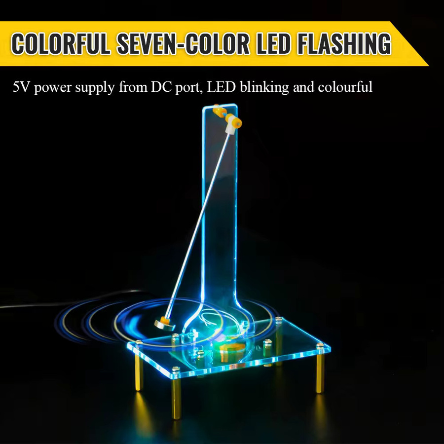 UICPAL DIY Elektro Magnetische Schaukel, Elektronisches Kit, mit LED-Blinkerkennung - Bild 3