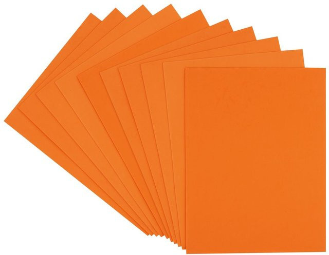 VBS Moosgummi in Orange, 10 Stück, Dicke: 2 mm - Bild 1
