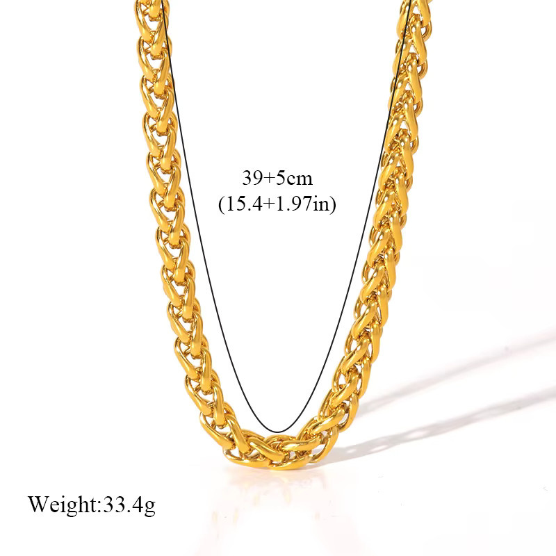 EILIECK Schmuck-Set Edelstahl, Gold, Damen - Bild 2