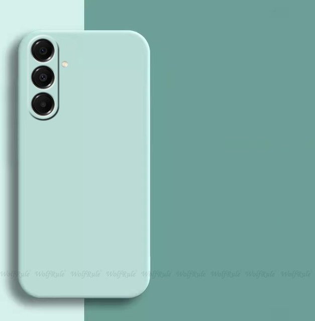 Samsung Galaxy A17 Schutzhülle aus weichem Flüssigsilikon in Grün - Bild 1