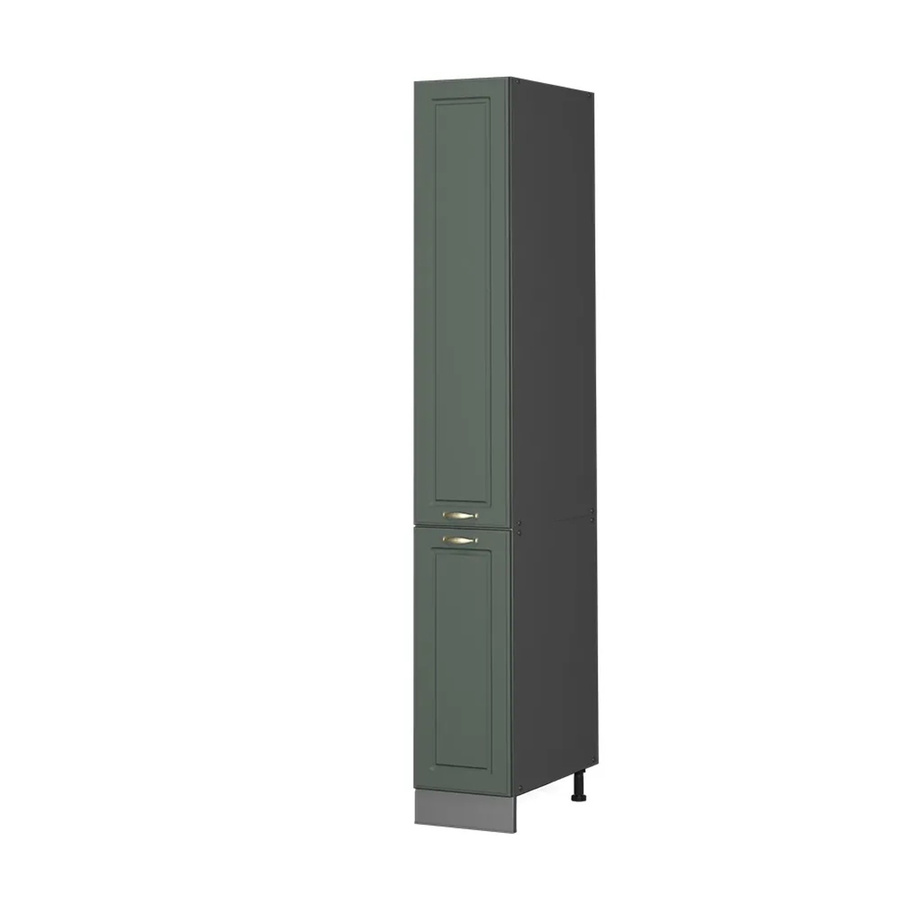 Vicco Apothekerhochschrank Fame-Line Küchenschrank im Landhausstil, Anthrazit Grün-Gold, Breite: 30 cm - Bild 3