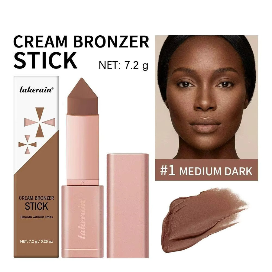 Lakerain 2-in-1 Bronzer-Creme-Stift, Unisex - Bild 5