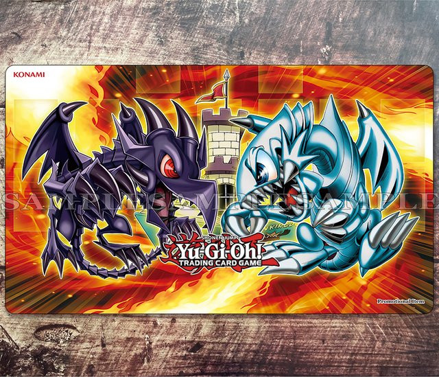 Yu-Gi-Oh Blue-Eyes White Dragon Red-Eyes Black Dragon Spielmatte - Bild 1