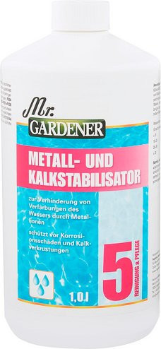 Mr. GARDENER Metall- und Kalksteinstabilisator, 1 l, weiss - Bild 1