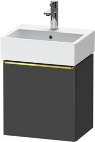 Duravit Waschtischunterschrank D-Neo in Grau Matt mit 1 Tür und Wandmontage, B/T/H: 43,4 x 32,2 x 44 cm - Bild 1
