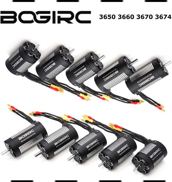 BOGIRC Sensorloser bürstenloser Motor 3674/3670/3660/3650 für RC Off-Road Racing Buggy Cars - Bild 1